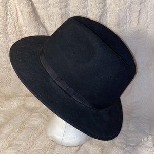 Nwot Country Gentleman Black Wool Fedora Wilton Water Repellent